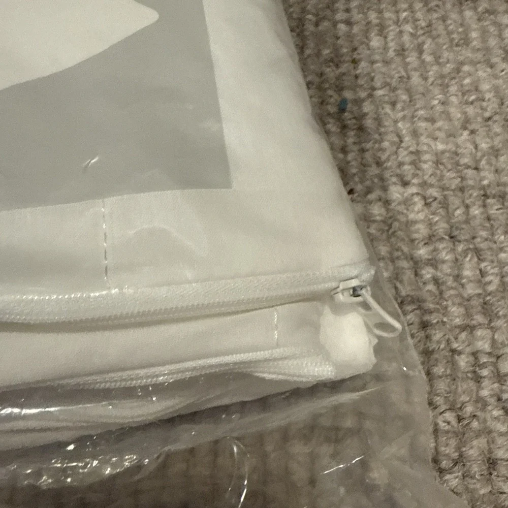 IKEA‎ Luddros Pillow Protector Queen White with Zipper